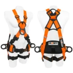 Arnés 4 Argollas Dieléctrico con Argolla Dorsal y Soporte Lumbar | IN 8004-1 INSAFE