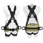 Arnés 4 Argollas para Arco Eléctrico con Argolla Dorsal en Reata y Soporte Lumbar