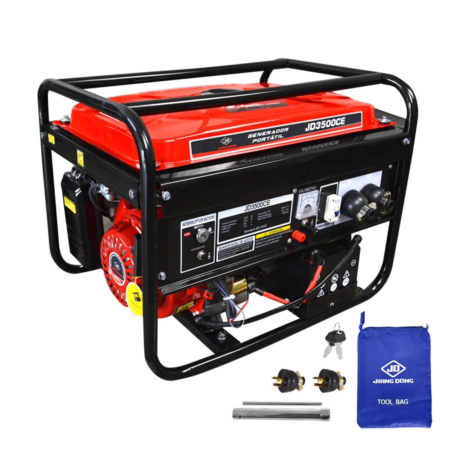 jd3500ce3443 Generador Gasolinero 3500W 4 Tiempos JiangDong - Imagen 1