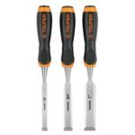 Juego de 3 formones mango comfort grip Truper