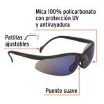 Lentes de seguridad espejo azul, Truper Vision - Imagen 2