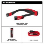 Linterna para cuello Led 400Lm, IP54, RedLithium USB - Imagen 3