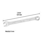 Llave mixta extra larga 8mm Truper - Imagen 4