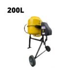 Trompo Mezclador de Concreto Electrico 2 Aspas 200 Litros 1.1HP Ferrawyy - Imagen 2
