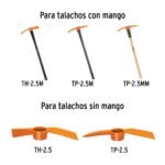 MG-TP2.5 Mango de repuesto para talachos 2.5 lb fibra de vidrio 36´´ Truper - Imagen 3
