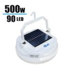 Lampara portatil recargable con panel Solar 500W Opalux - Imagen 4