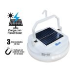 Lampara portatil recargable con panel Solar 500W Opalux - Imagen 5