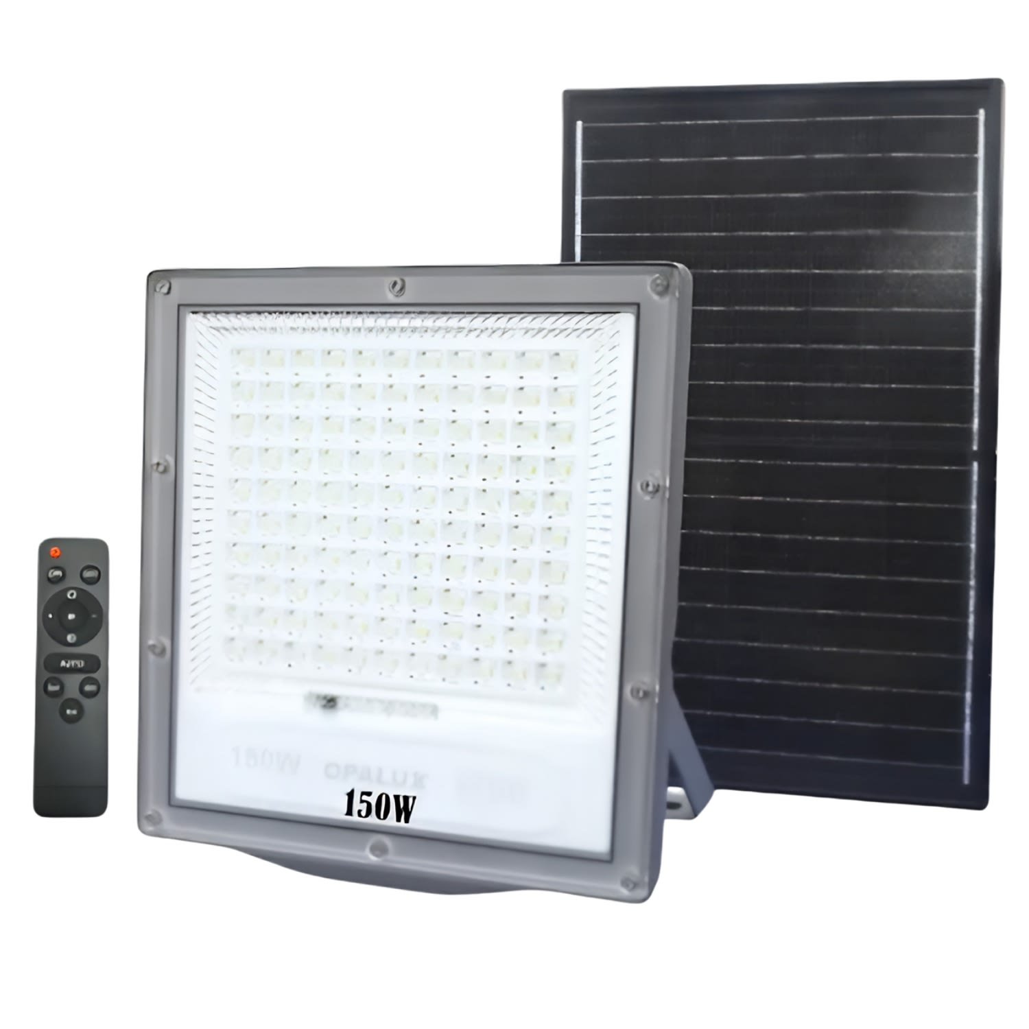 op-sfl150-cw8630 Reflector Led con Panel Solar 150w Opalux - Imagen 1