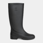 Botas Unisex Pantanera Caña Alta Negro Negro