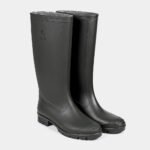 Botas Unisex Pantanera Caña Alta Negro Negro - Imagen 4