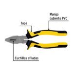 Alicate universal 7´´ mango Comfort Grip, Pretul - Imagen 2