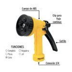 Pistola para Riego de 5'' de 2 Funciones Plásticas - Imagen 2