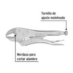 Alicate de presion 10" mordaza recta Pretul - Imagen 2