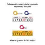 Wincha 5 m cinta 13 mm, Pretul - Imagen 4