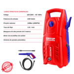 Hidrolavadora 1400W 1900 Emtop - Imagen 2