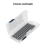 Estuche con 5 puntas de cruz PH3 largo 4´´, Truper Expert - Imagen 2