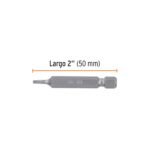 Estuche con 5 puntas torx T8 largo 2´´, Truper Expert - Imagen 4