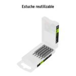 Estuche con 5 puntas torx T8 largo 2´´, Truper Expert - Imagen 2