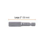 Estuche con 5 puntas hexagonales de 8 mm largo 2´´, Expert Truper - Imagen 3