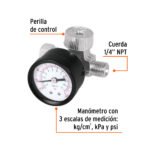 Regulador de aire con manómetro Filtro separador de agua y aceite - Imagen 5
