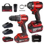 Taladro Percutor 70nm + Llave de Impacto 500nm 20v Rankor