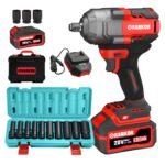 Llave de Impacto de 1000nm 20v Rankor + Set Dados 10 pcs Total