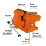Tornillo de Banco Industrial 4" Truper - Imagen 3