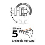 Tornillo de Banco Tipo Europeo 5" Truper - Imagen 4