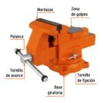 Tornillo de Banco Industrial 6 Truper - Imagen 3
