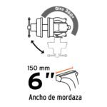 Tornillo de Banco Industrial 6 Truper - Imagen 4