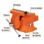 Tornillo de Banco Industrial 8" Truper - Imagen 2