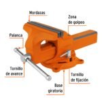 Tornillo de Banco Tipo Europeo 8" Truper - Imagen 3