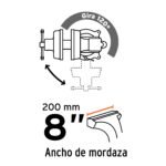 Tornillo de Banco Tipo Europeo 8" Truper - Imagen 4