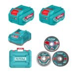 Amolador Inalambrica 1280W 4-1/2'' + 2 Batería y Cargador 42v Total - Imagen 5