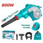 Sopladora aspiradora 800w + accesorios total - Imagen 2
