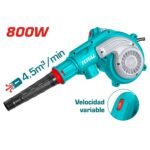 Sopladora aspiradora 800w + accesorios total - Imagen 3