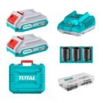 Taladro percutor 66nm + Llave de impacto 400nm industrial Total - Imagen 5