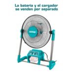 Ventilador Inalambrico 13" 3 velocidades 360° Total - Imagen 4