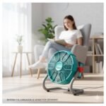 Ventilador Inalambrico 11" 2 velocidades 360° Total - Imagen 4