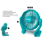 Ventilador 7" 20v Total - Imagen 3