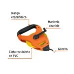 Wincha de fibra de vidrio de 30 m tipo cruceta Truper - Imagen 2