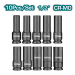 Llave de Impacto de 1000nm 20v Rankor + Set Dados 10 pcs Total - Imagen 6