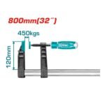Prensa Sargento tipo F 120x800mm 450kg Total - Imagen 2