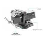 Tornillo de banco 4" Total - Imagen 3