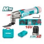Herramientas Multifuncional con Accesorios + 2 Baterias y Cargador 16v Total - Imagen 2