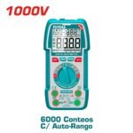 Multímetro Digital 6000 conteos RMS 1000V con maletin Total - Imagen 3