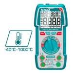 Multímetro Digital 6000 conteos RMS 1000V con maletin Total - Imagen 4