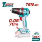 Combo Taladro 76nm + Nivel Laser de 2 Lineas + Medidor de Distancia Laser 70m Total - Imagen 3