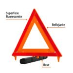 Triangulo de Seguridad 44 cm Plegable Truper - Imagen 2