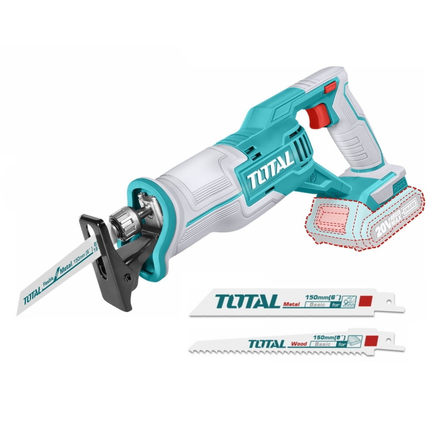 trsli11526279 Sierra Sable LI-ION 20V Total - Imagen 1